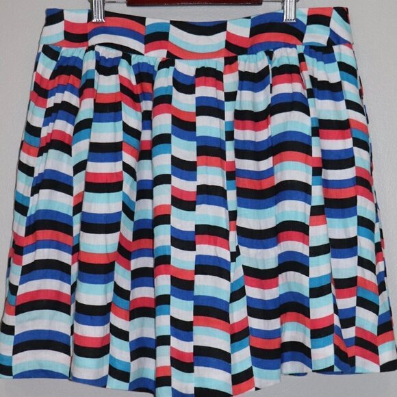 Kaari Blue Multicolor Womens Skirt Size 14 - Picture 1 of 4